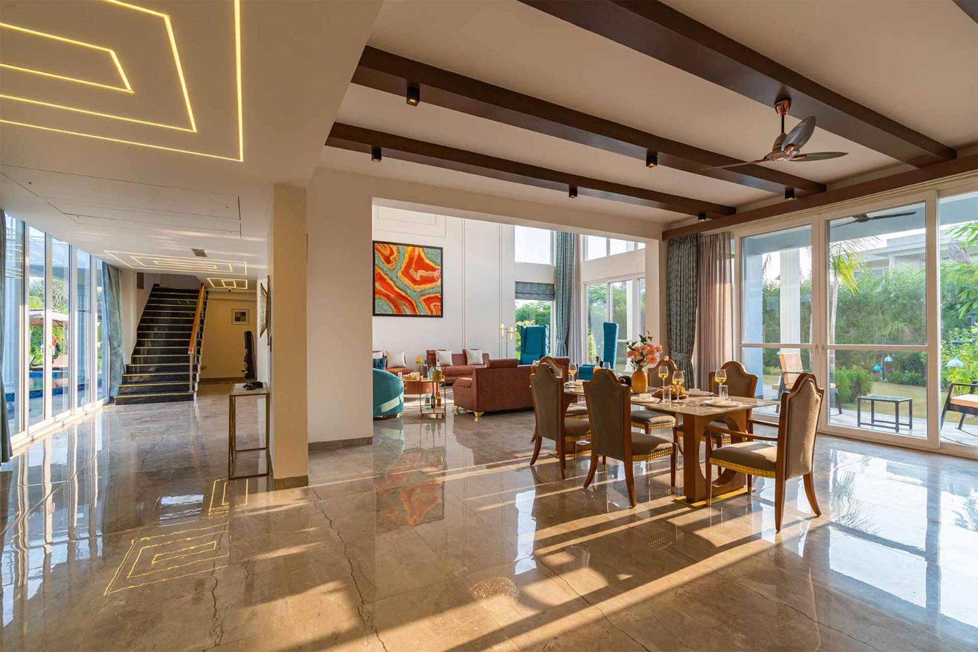 Stayvista At Serenity Farms With Pool, Lawn, Bonfire & Bbq Sohna Luaran gambar