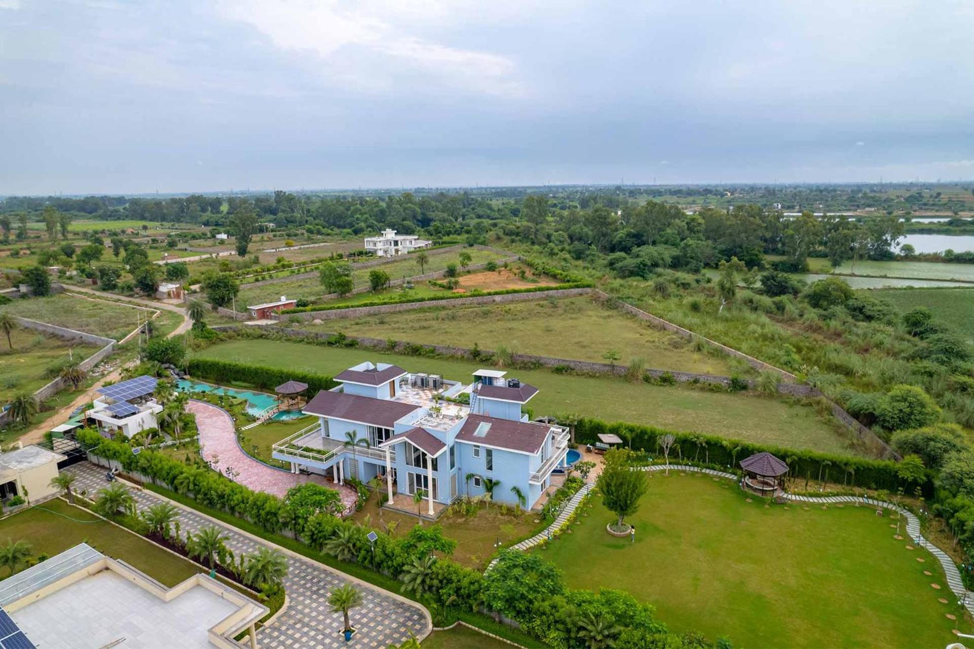 Stayvista At Serenity Farms With Pool, Lawn, Bonfire & Bbq Sohna Luaran gambar