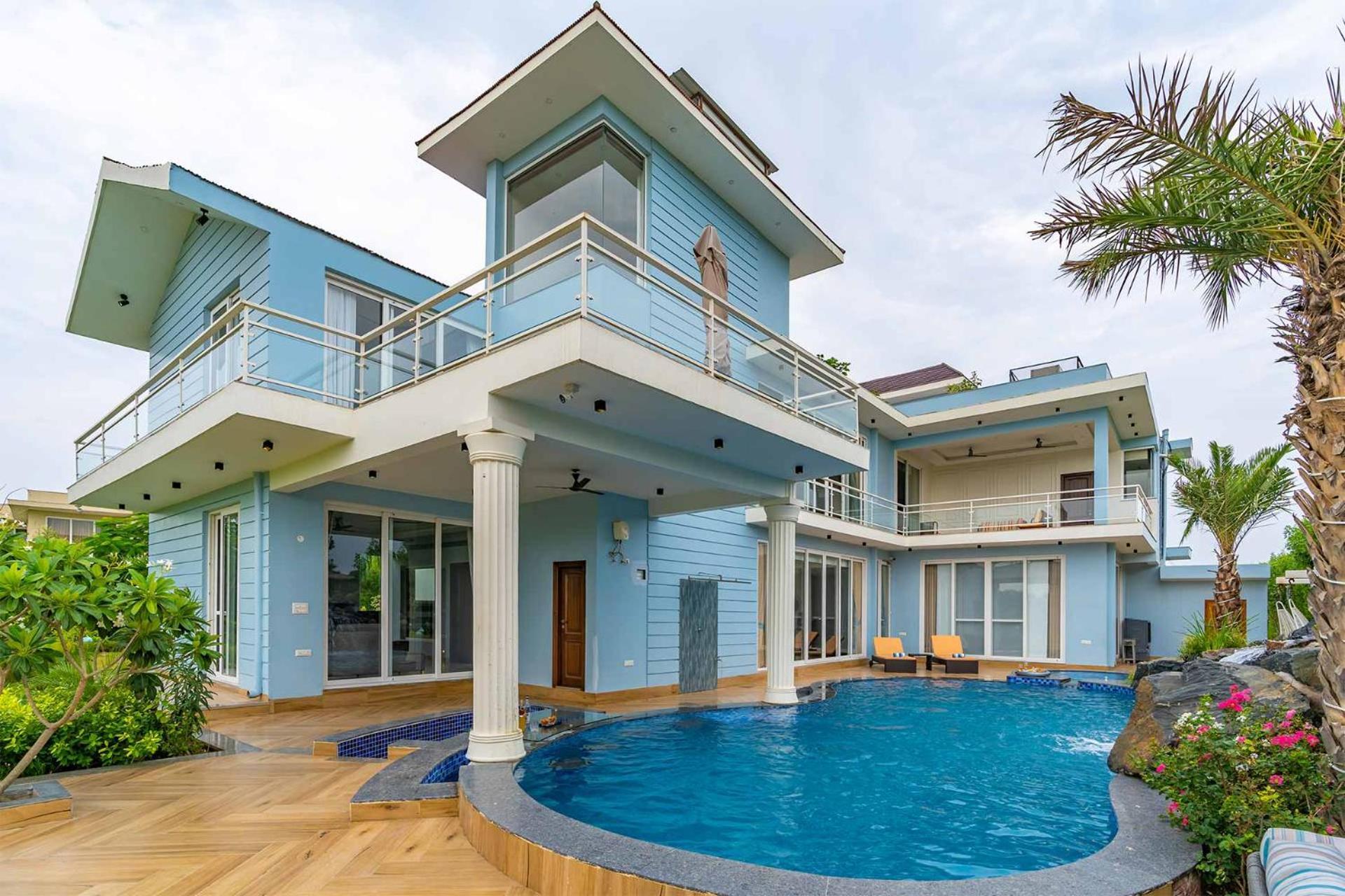 Stayvista At Serenity Farms With Pool, Lawn, Bonfire & Bbq Sohna Luaran gambar