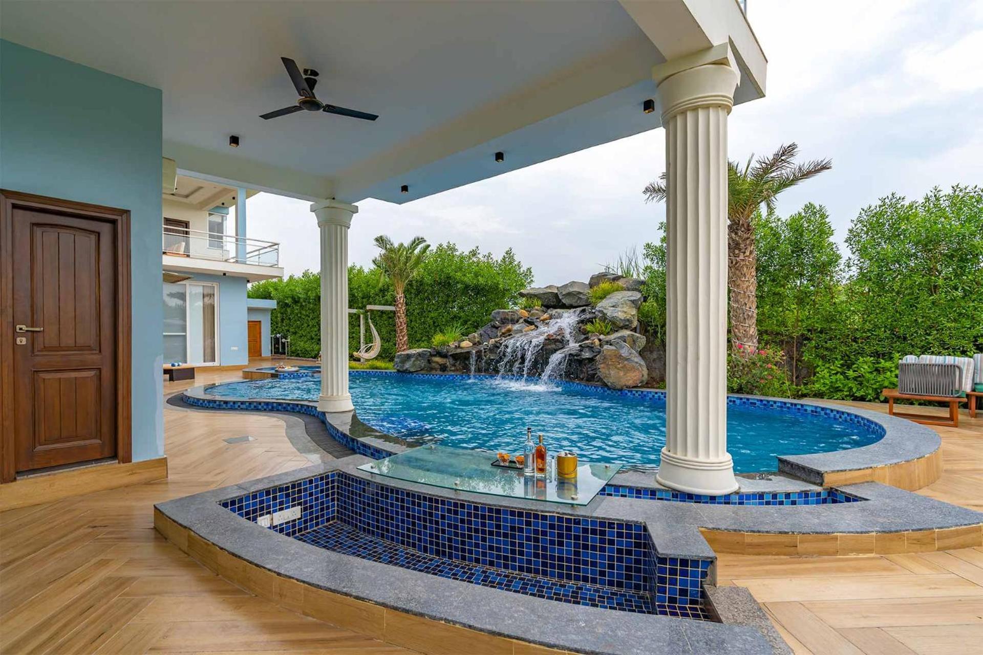 Stayvista At Serenity Farms With Pool, Lawn, Bonfire & Bbq Sohna Luaran gambar